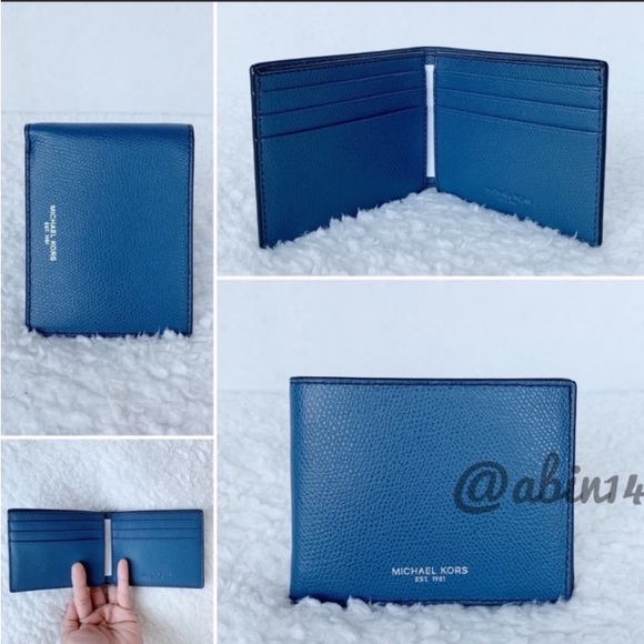 NWT Michael Kors Slim Billfold Leather Wallet - Picture 6 of 9